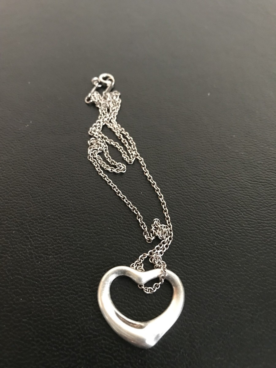 ネックレス・ペンダント Tiffany&Co. 10660084 ELSA PERETTI OPEN HEART PENDANT 22mm Elsa Peretti® Open Heart pendant in sterling silver. More