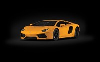 Lamborghini Aventador LP700-4 Gelb Orion 1:8 Kunststoff Modell Kit Pocher