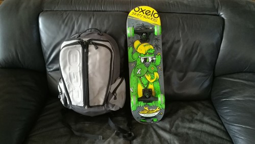 Pair OXELO skateboard + Backpack OGIO 