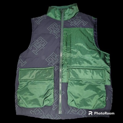 Tommy Hilfiger - TOMMY X ANTHONY RAMOS MONOGRAM PUFFER VEST - Large