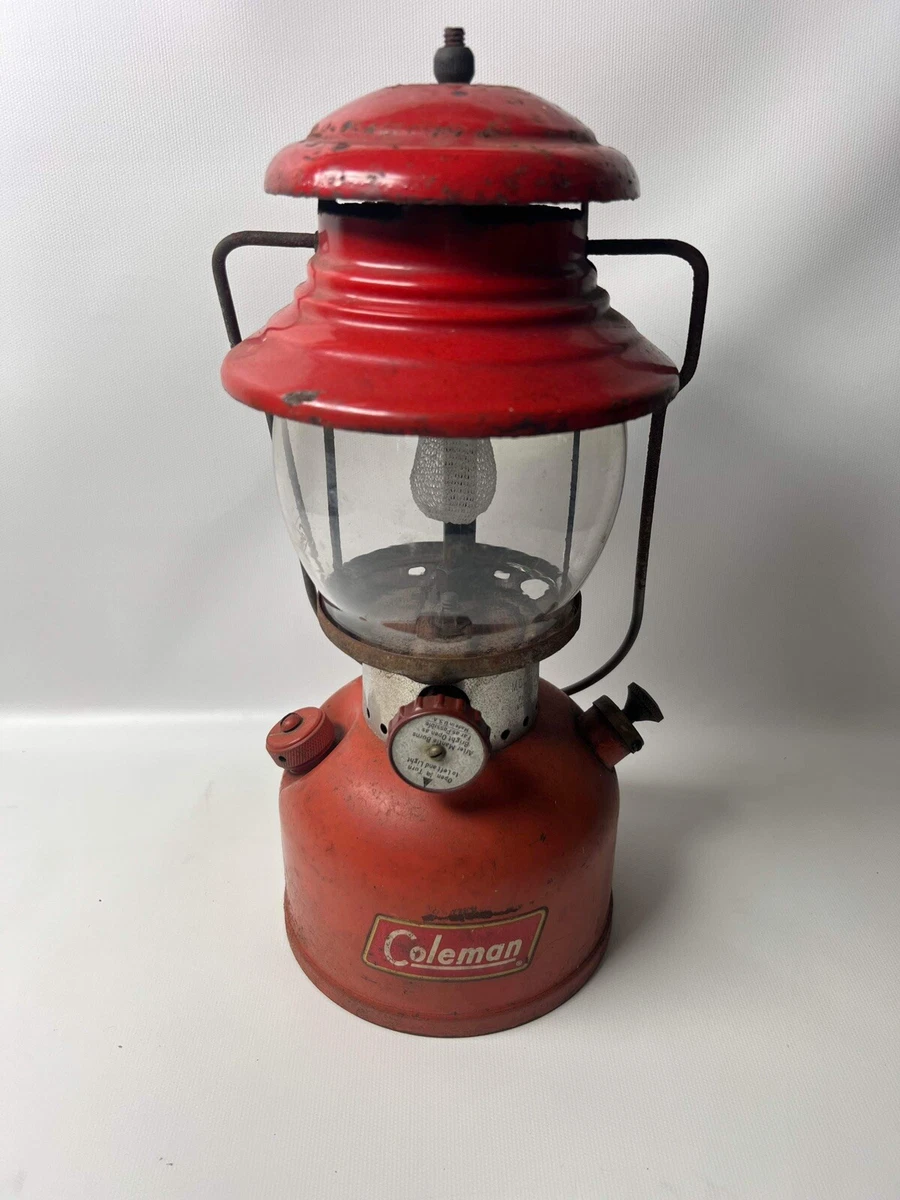 Vintage Coleman Lantern 200A Model Cherry Red 10 58 Single Mantle