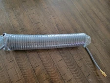  pneumatic coil hose  25 ft× 1/8 in  1/4 swivels industrial   