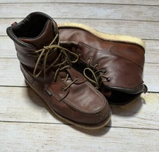 Red Wing Waterproof Work Boots 2415 Brown Wedge Moc Men’s size 11 E2