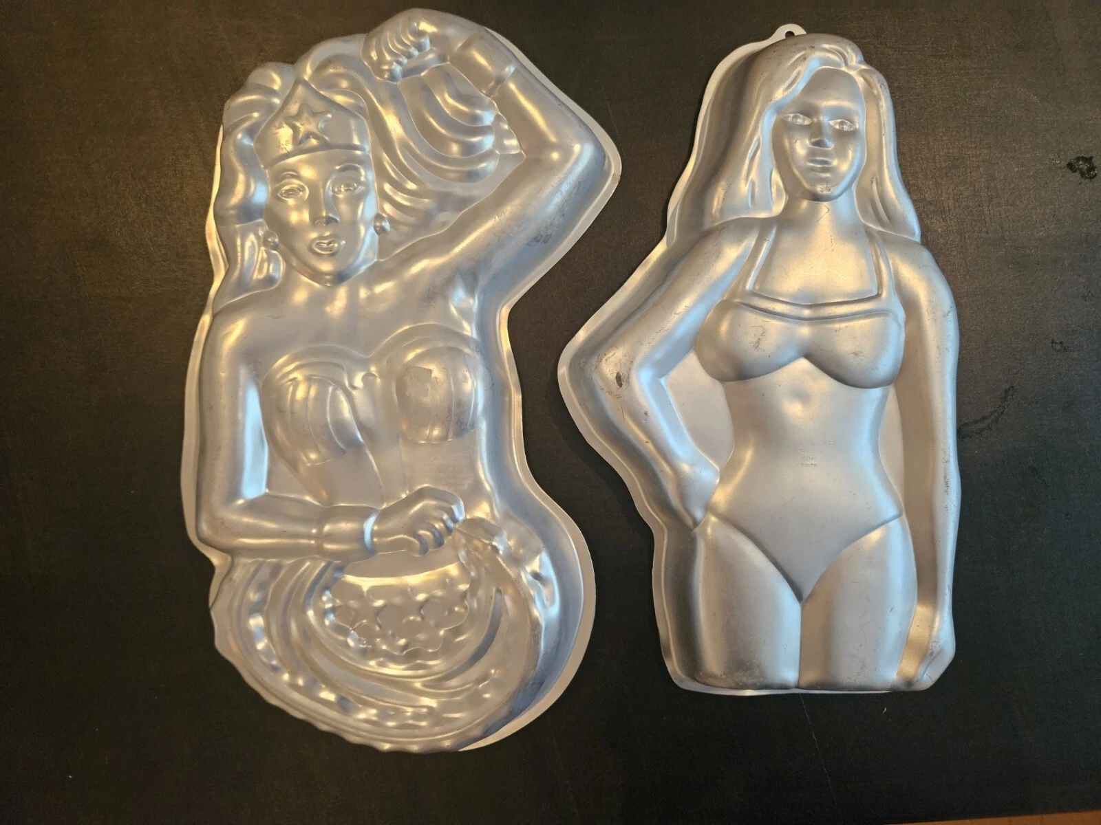 Wilton Pretty Lady 1992 Woman Shape Cake Pan Wonder Woman 1978 Baking