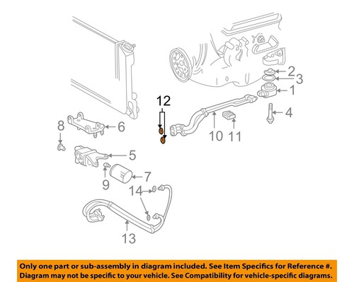GM Engine Oil Cooler Filter Adapter 14081300 – Fits 99-05 Blazer, S10, Sonoma 7 thumbnail image