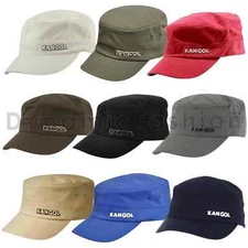 100% Authentic Mens KANGOL Cotton Twill Army Cap 9720BC Sizes S/M L/XL XXL