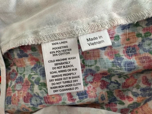 Sportscraft Size 16 Gleeson Liberty Floral 100% Linen Shorts - Picture 10 of 10