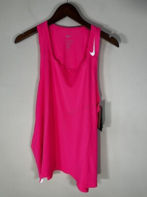 Nike Dri-FIT ADV AeroSwift Men's Racing running Single T Pink Sz