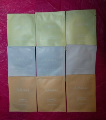 NEW ALPHA H Vitamin A B C Serum 9 Samples