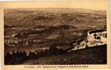 Old postcard L'Auvergne-Parapet de la Visseyre and JOB dans la Plaine (260012)