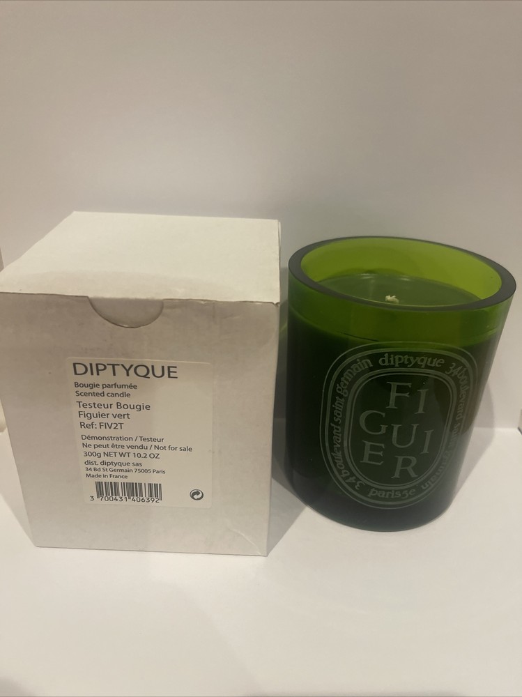 Diptyque Figuier 10.2 Oz / 300g Bougie Scented Candle  In Tester Box