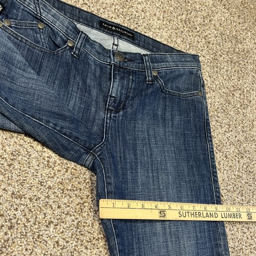 ROCK & REPUBLIC Denim Bootcut Button Flap Back Pockets Jeans 31 X 32 Womens - Picture 10 of 13