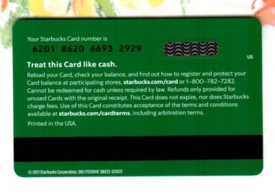 STARBUCKS Celebration 2021 Gift Card ( $0 ) | eBay