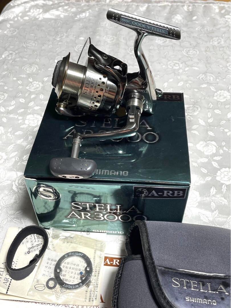 Shimano 01 Stella AR3000 Spinning Reel, Excellent Condition Shimano 01 Stella AR3000 Spinning Reel, Excellent Condition