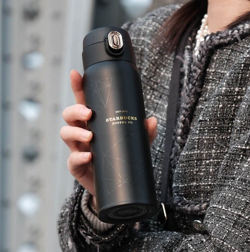 New 2023 China Starbucks Coffee Treasure Black Gold 15oz SS Tumbler With Cup Bag - Picture 8 of 8