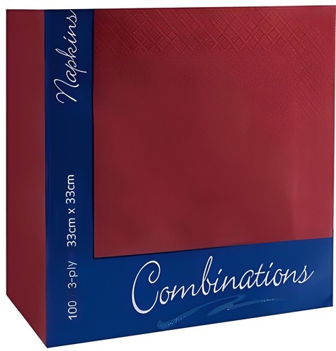 Combinations Paper Napkins Colorful Tissue Serviettes 3 Ply for 40 cm x 40 cm - Picture 17 of 31