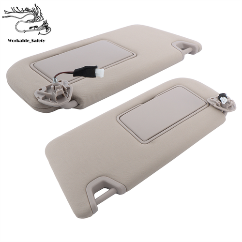 New Driver Passenger Side Sun Visor Beige W/Lights For Nissan Altima 2019-2024 - Foto 8 di 15