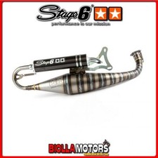 S6-9516605 Muffler Stage6 R1400 RACE MKII, YAMAHA aerox naked 50cc lc cat (from 
