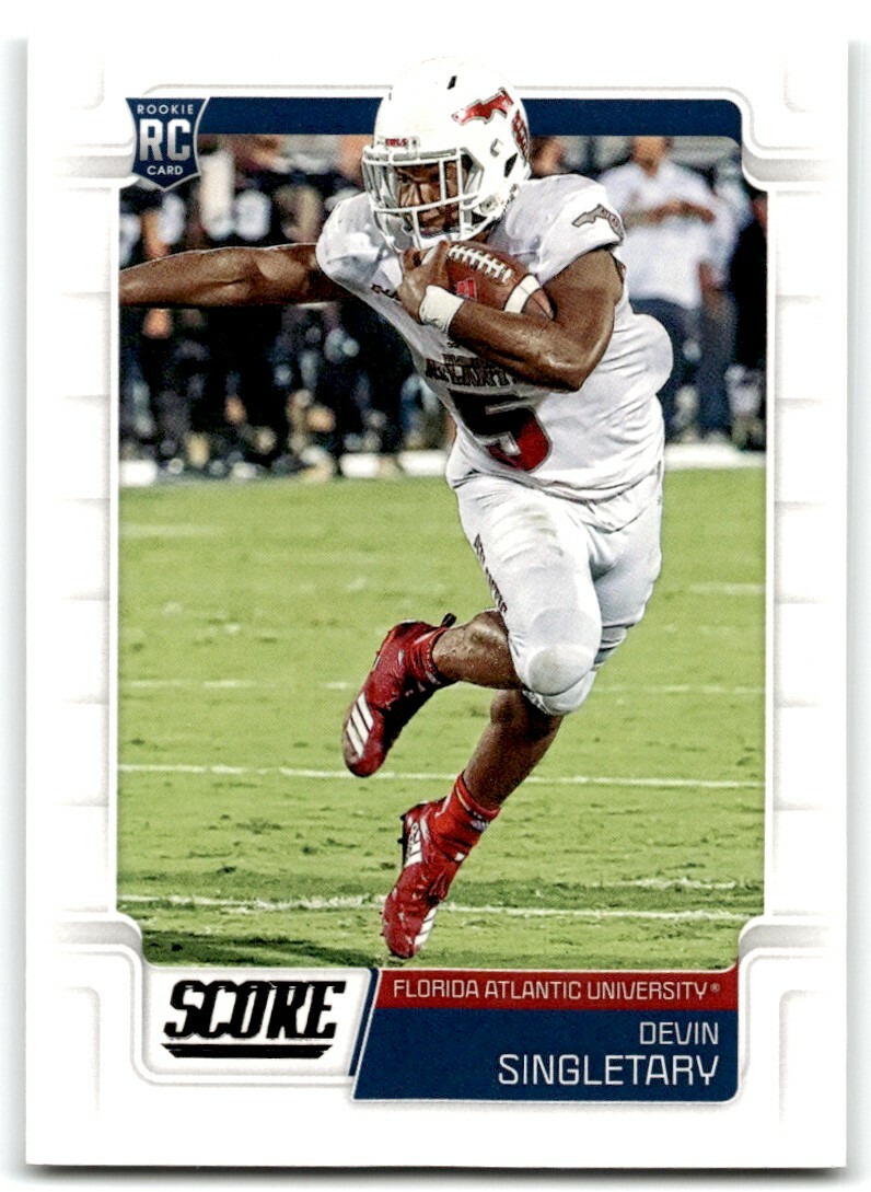2019 SCORE DEVIN SINGLETARY RC FLORIDA ATLANTIC OWLS #391