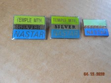 VTG TEMPLE MOUNTAIN SKI RESORT PIN BACKS 1980's PETERBOROUGH NH NASTAR