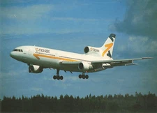 Postcard Airline Novair Lockheed L-1011 TriStar 500 CC8.