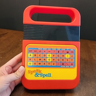 Speak & Spell Electronic Learning Toy Kahootz 09624 Classic Game Tested Works