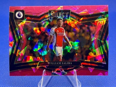 2024-25 Select Premiere League Soccer William Saliba Pink Ice Field Level #204