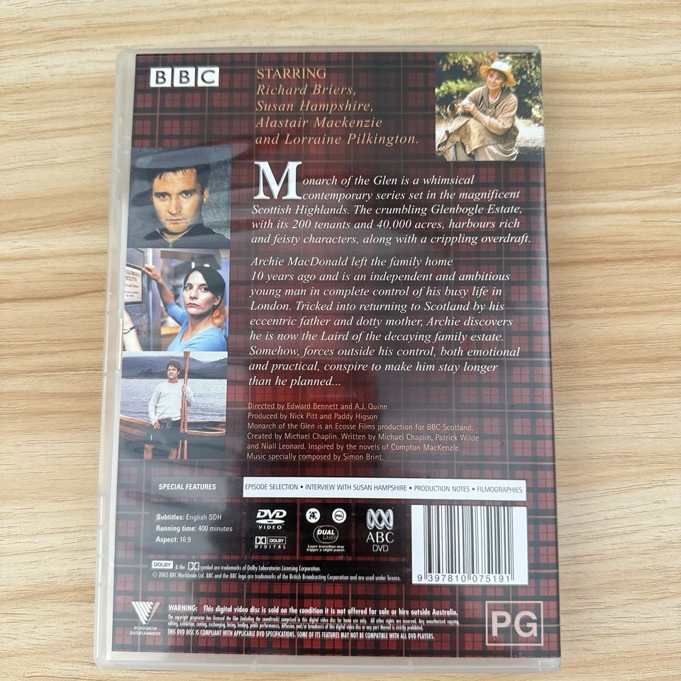 Monarch of the Glen BBC DVD The Complete Collection Series 1-7 Region 4 - Image 4 of 4