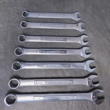 7 Craftsman Sae Combination Wrenches Vintage Mechanic Tools 7 Craftsman Sae Combination Wrenches Vintage Mechanic Tools