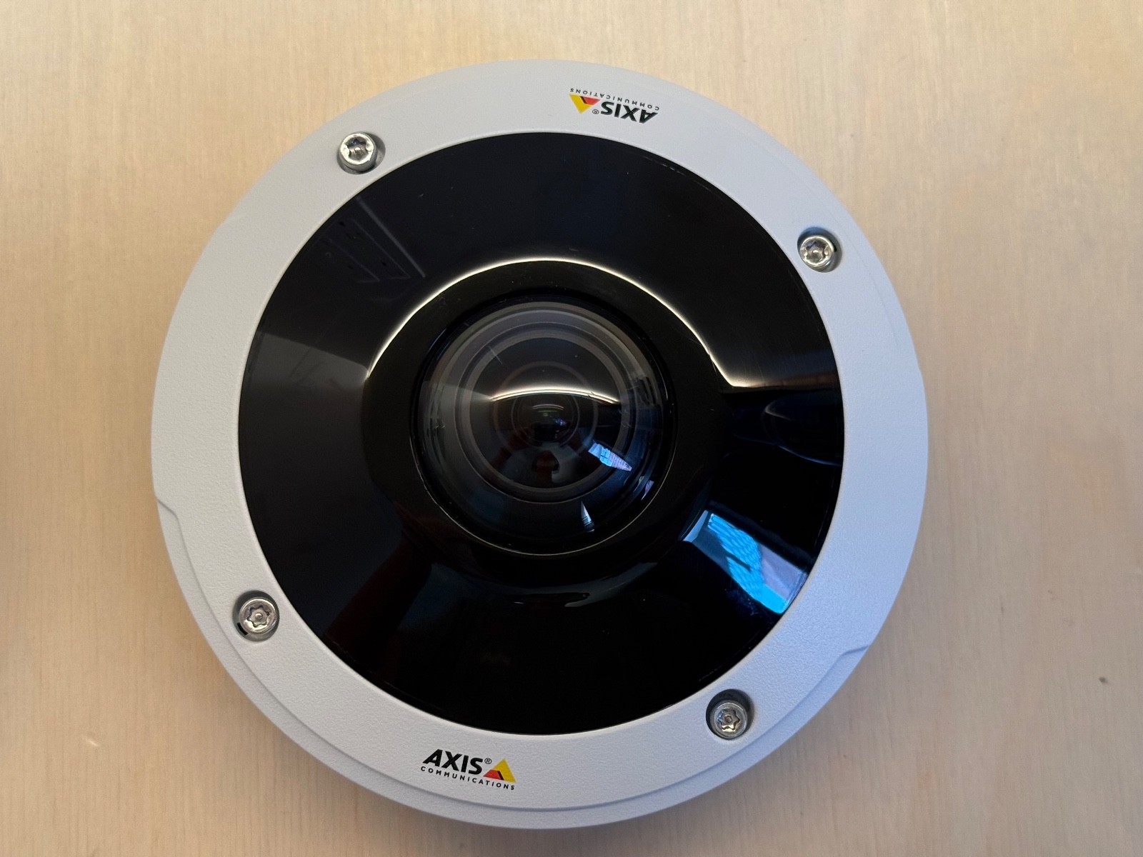 TWO Axis M3058-PLVE Network Cameras with Black Covers