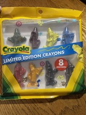 Rare Crayola 2025 Limited Edition Character Shaped Crayons 8 Retired Colors New