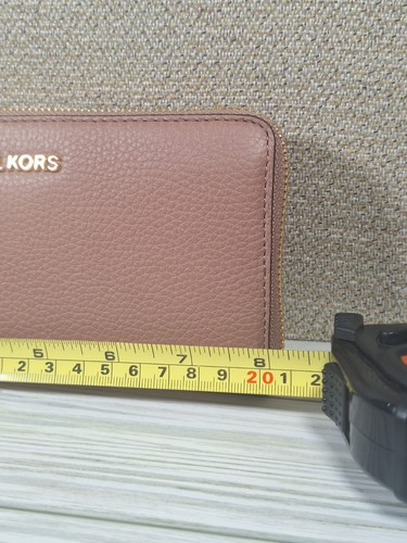 Michael Kors Jet Set Travel Continental Zip Around Leather Dusty Rose Wallet NEW - Picture 5 of 5