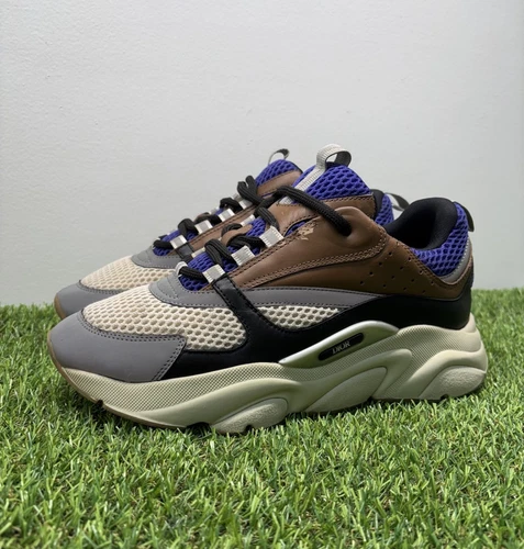 Taille 40 (US 7) Baskets Dior B22 Café/Violet EXCELLENT ÉTAT !