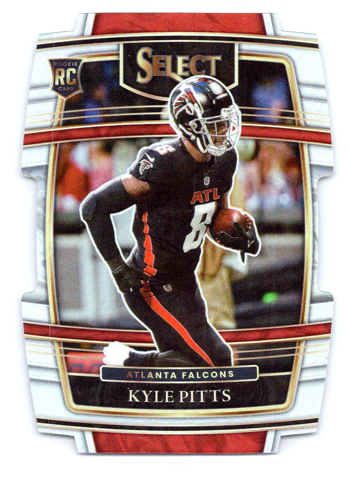 Kyle Pitts 2021 Panini Select #46 Silver Die Cut RC Rookie