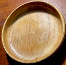 Royal Made Golden Birch Hand Turned Wooden Bowl Farmhouse Chic USA