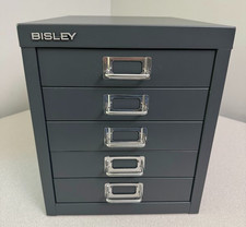 NEW!  Bisley 5 Drawer MultiDrawer - Anthracite Grey  **REDUCED PRICE**