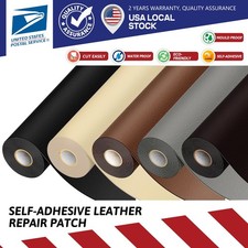 Self-Adhesive Leather Repair Patch Tape for Car Seats Couch Sofa Chair Jacket US