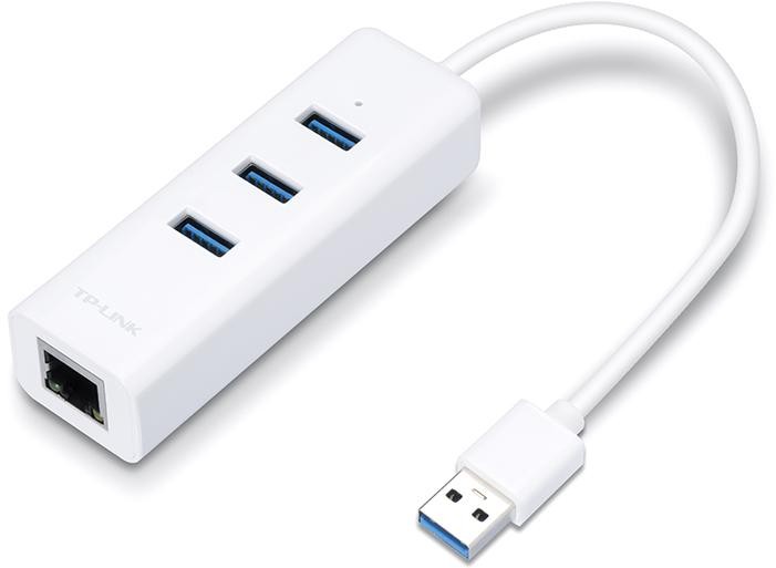 TP-Link Adattatore di rete Gigabit 3 Porte USB 3.0 UE330 - TL-UE330
