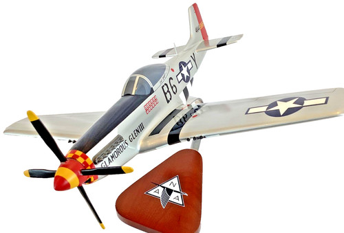 P-51D Mustang “Glamorous Glen III” Chuck Yeager 18” WWII Aviation Display Model