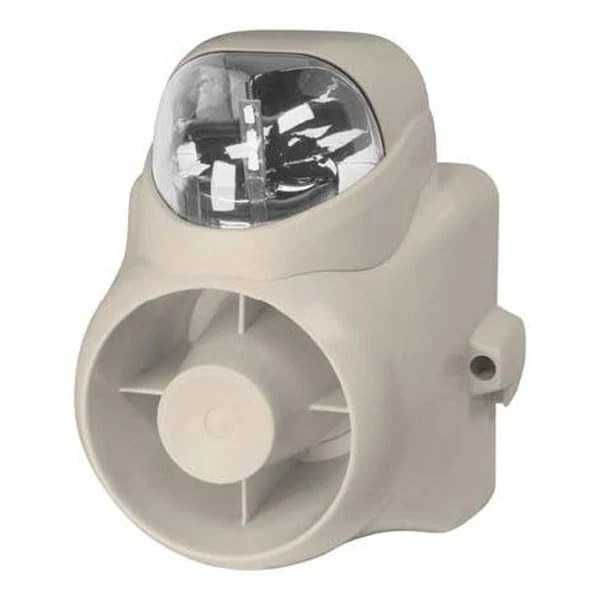 W Box Technologies 2-TN SIREN 120DB W/ CLR STROBE - 0E-OUTDSIRSC