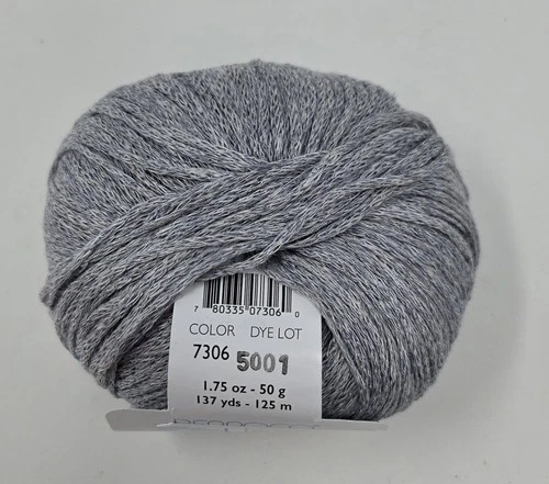 Berroco Yarn LINEN STONEWASH (Lot of 4) Color GLACIER - 100% Linen - NEW DISC image 2