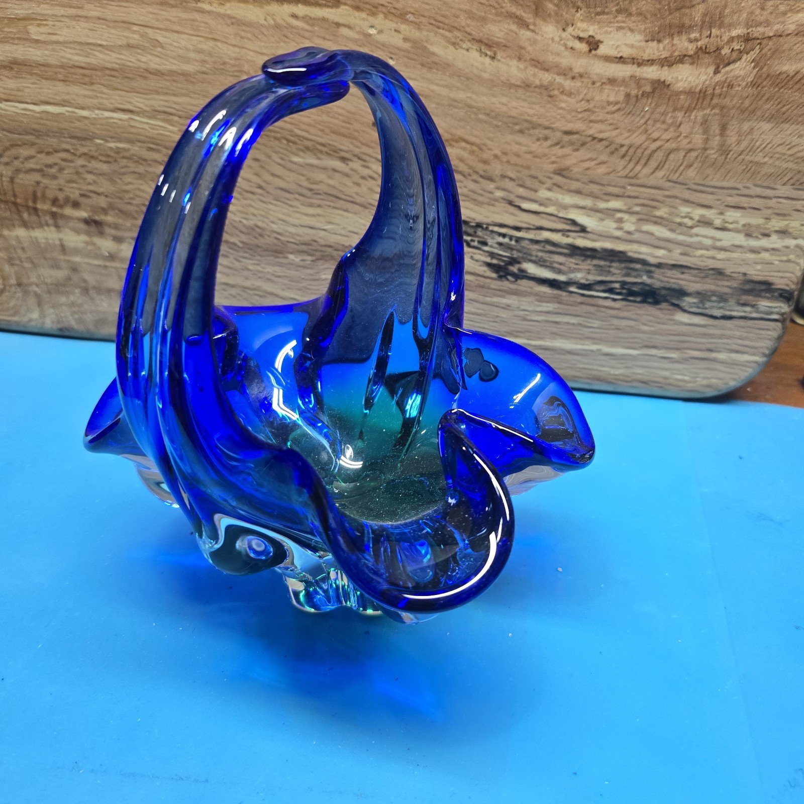 Rare Murano Hand Blown Glass Bowl Italy