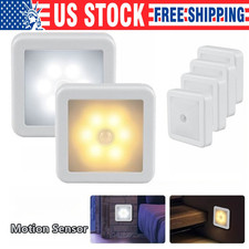 Motion Sensor LED Night Light Battery Powered Indoor Closet Cabinet Wall Cabinet