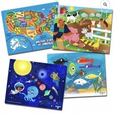 PlayMonster 4-Pack Jigsaw Puzzles Assortment for Children Ages 3 