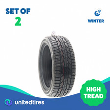 Set Of 2 Used 22545r17 Firestone Winterforce 2 91s - 1232