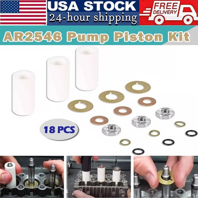 #ad AR2546 Pump 18mm Piston Kit Ceramic Plunger For Annovi Reverberi RK RKA RKV XRCA $75.50