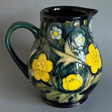 Moorcroft Buttercup Jug Sally Tuffin 141mm 14cm Tube Lined Art Pottery