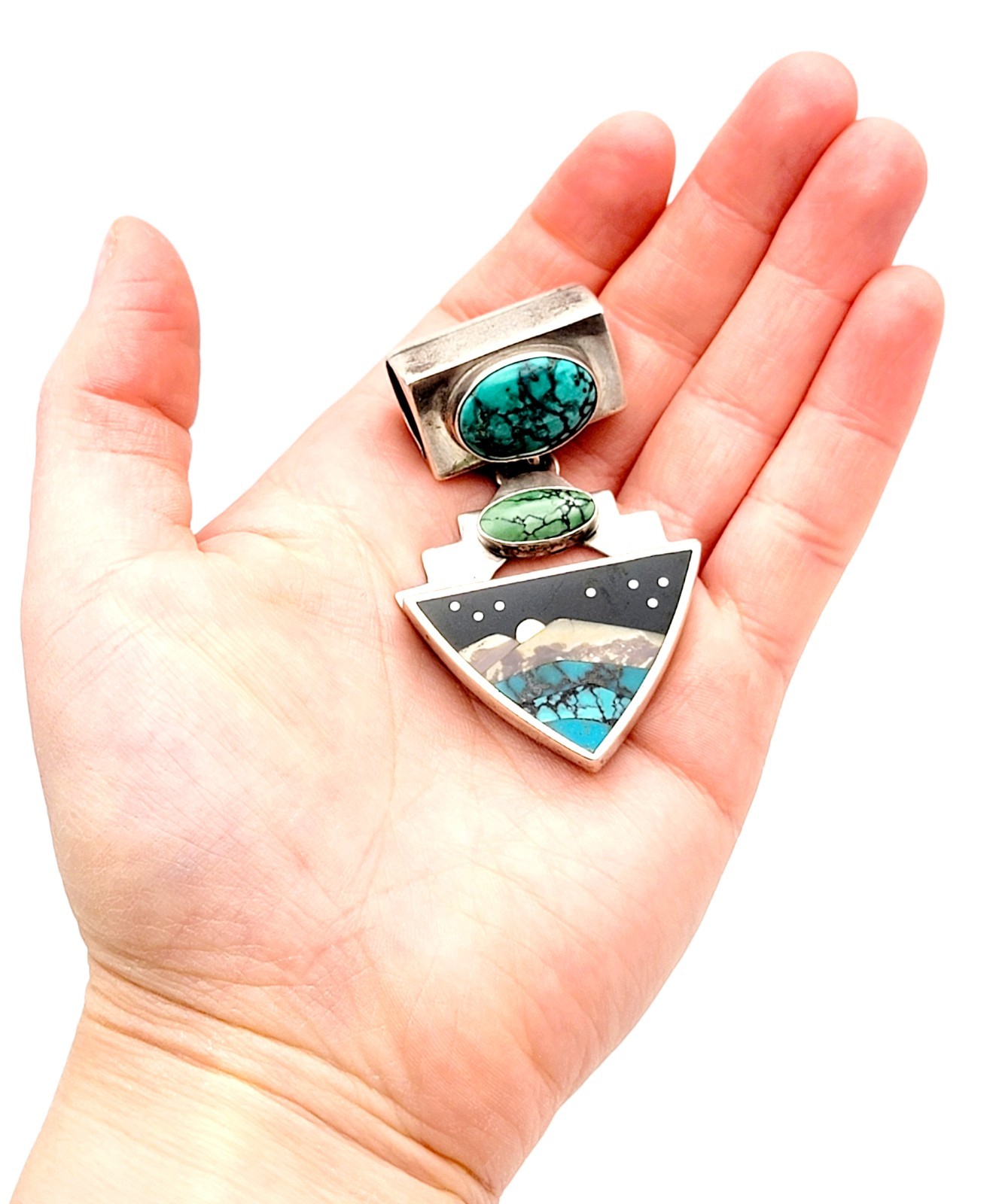 Mark Jimenez Apache Native American Sterling Silv… - image 3