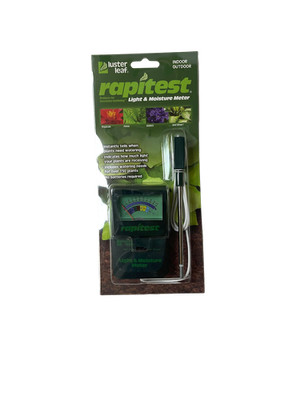 Luster Leaf 1820 Rapitest Soil Moisture Meter Garden Plant Watering Tool