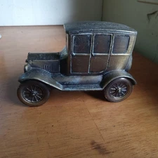 VINTAGE 1927 FORD MODEL T METAL ADVERTISING COIN BANK FROM SPRINGFIELD,OHIO